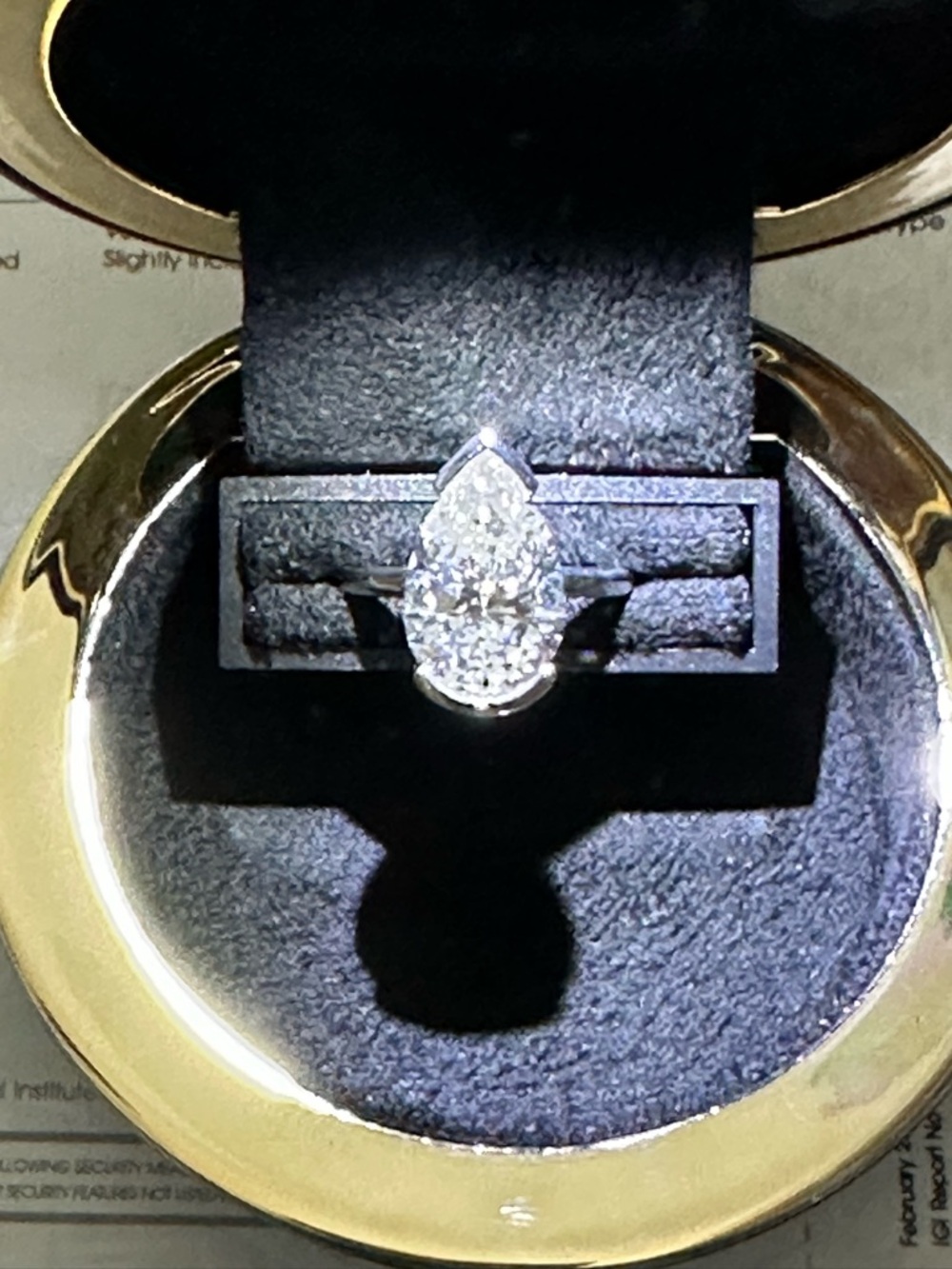 14K 6.05 CT IGI Certified 100% Authentic Lab Grown Diamond E/VS2 Size 6.5